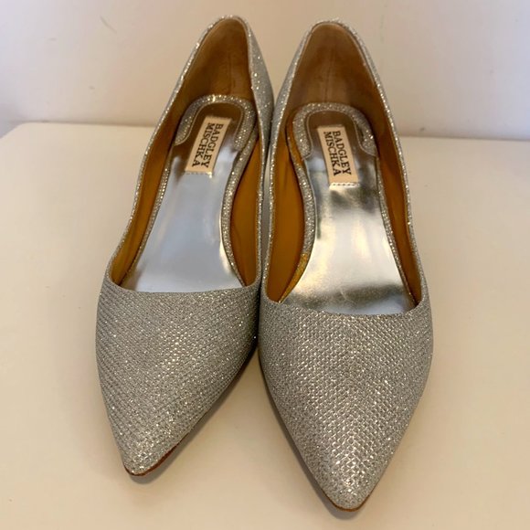 Badgley Miscka Sequin Heels - Size 7 - Picture 1 of 9